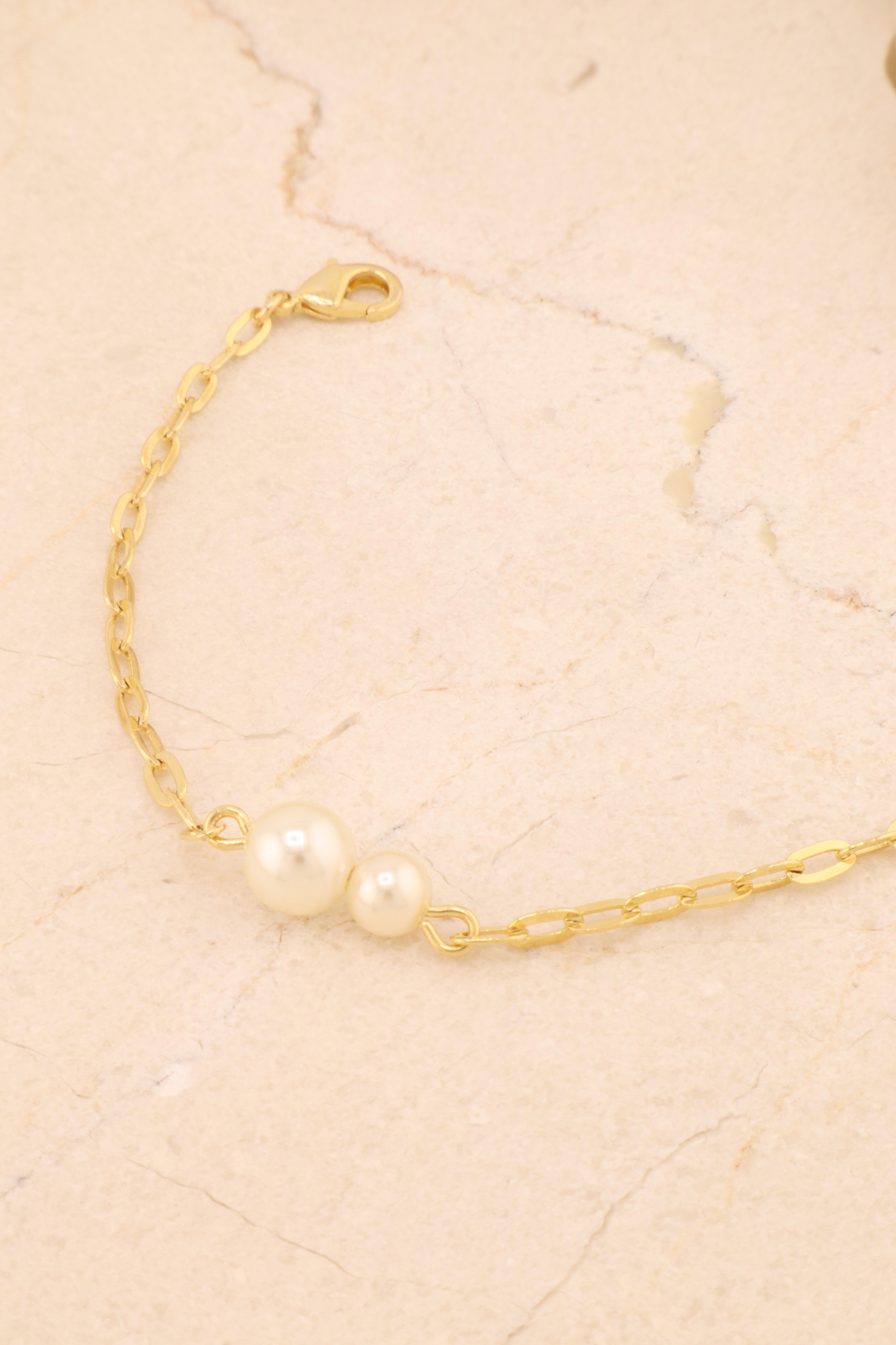 PULSEIRA ELO CARTIER E PÉROLAS