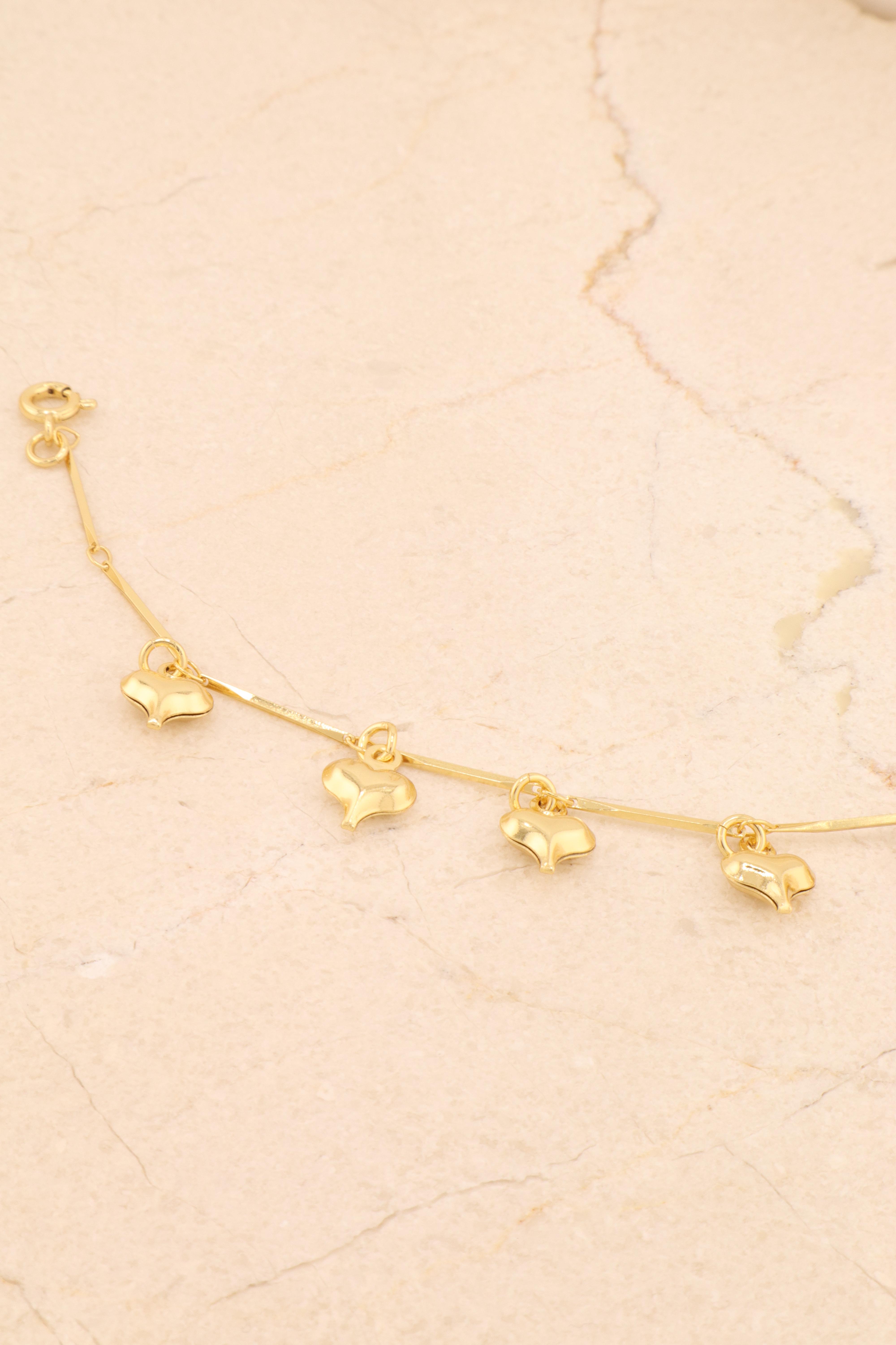 PULSEIRA PALITOS COM CORAÇÕES DUPLOS