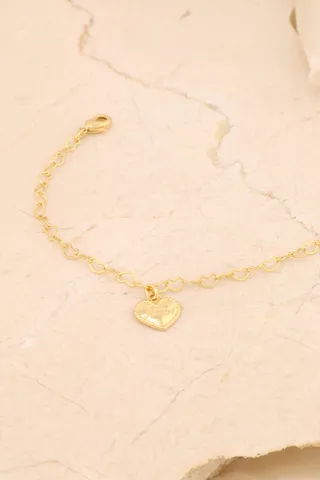PULSEIRA ELOS CORAÇÃO E PINGENTE
