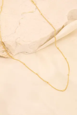 GARGANTILHA CHOKER COM BOLINHAS P 40CM