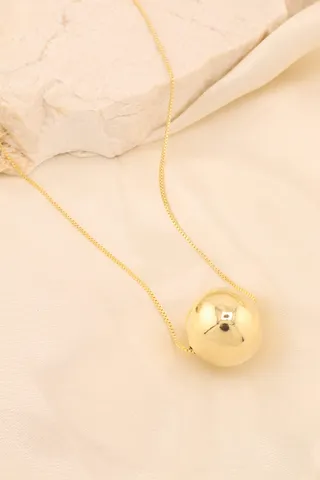 COLAR ALONGADO COM ESFERA 18MM