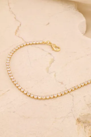 PULSEIRA RIVIERA ZIRCÔNIAS 2,5MM CRISTAL