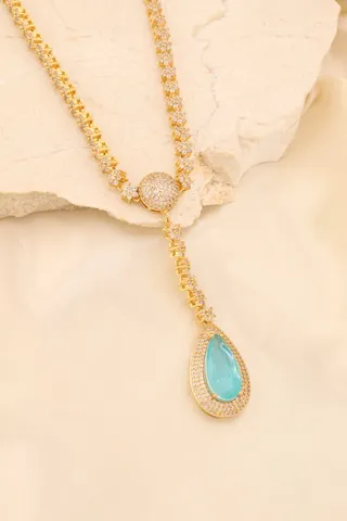 COLAR GOTA AZUL GRANDE