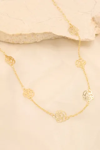 CHOCKER FLORES VAZADAS