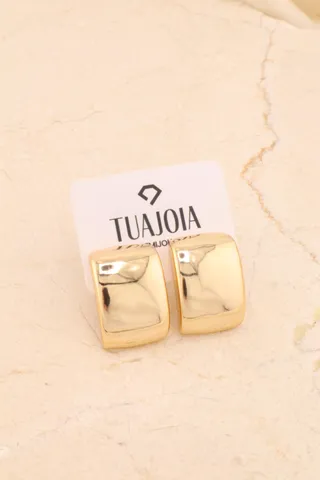 BRINCOLISO DOURADO QUADRADO