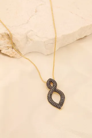 CONJUNTO INFINITO ZIRC NEGRA
