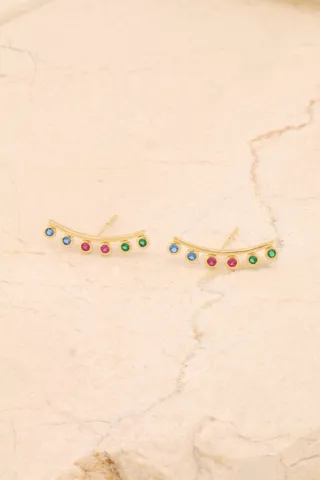 BRINCO EAR CUFF ZIRCÔNIAS COLOR