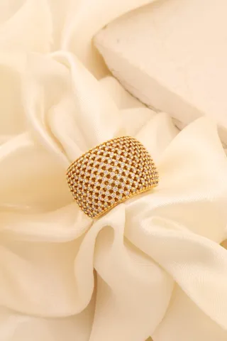 ANEL LARGO ZIRC CRISTAL