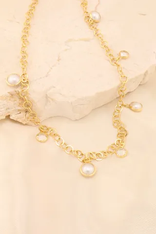 CHOCKER COM PÉROLAS E ZIRC
