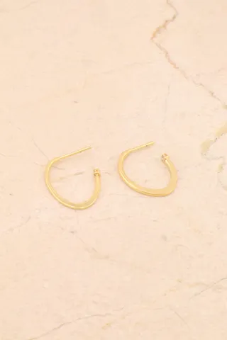 BRINCO ARGOLA COM ZIRCÔNIA